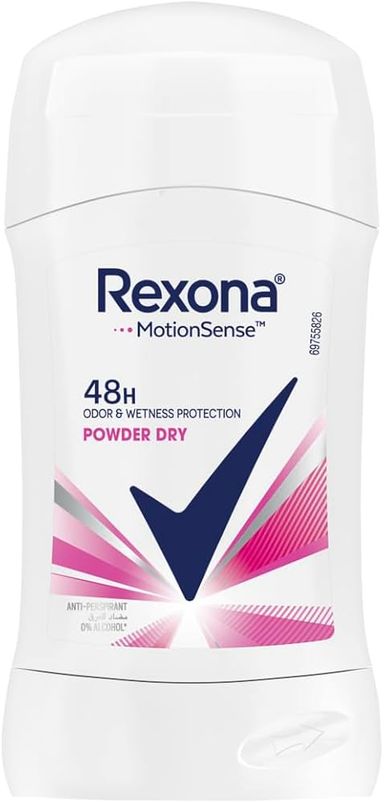 Rexona Motion Sense Powder Dry 48H Antiperspirant Deodorant Stick - alcohol free