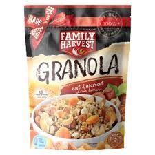 Family Harvest Granola with Honey  Nuts & Apricots - GMO free  palm oil free