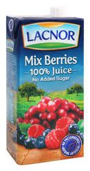 Lacnor Long Life Mixed Berries Juice - no added sugar  preservatives free  artificial colors free