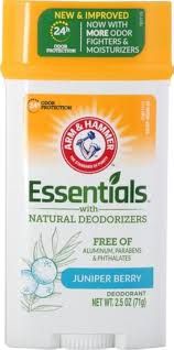 Arm & Hammer Essentials Deodorant Stick with Juniper Berry - aluminum free  parabens free  phthalates free