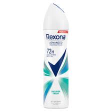 Rexona Advanced Protection 72H Antiperspirant Shower Fresh Deodorant Spray for Women - alcohol free