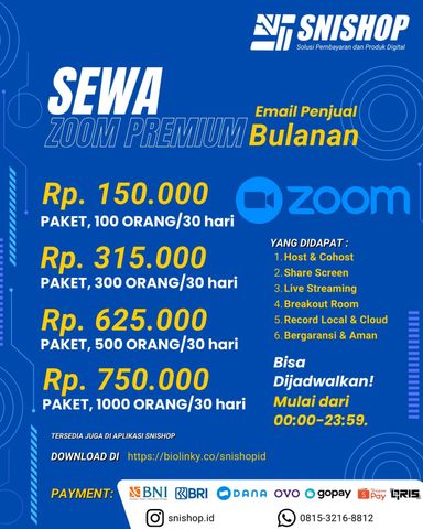 Zoom Premium Account