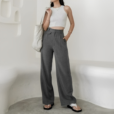 Celana Kulot Highwaist Oro Pants Anti Kusut