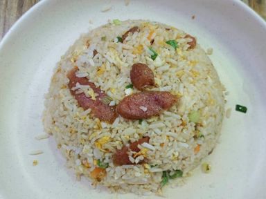 CHINESE SAUSAGE FRIED RICE 