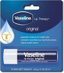 Vaseline Original Moisturizing Lip Care with Petroleum Jelly & Vitamin E