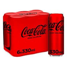 COCA COLA ZERO 330ML *6