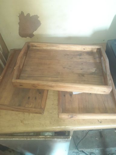 reclaimed wooden tray(pallet wood)