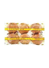 Golden Loaf Hamburger Buns with Sesame Seeds (6 Pieces)