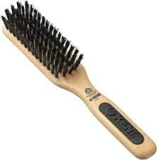 Kent Brown Hairbrush for Styling & Smoothing Shorter Hair