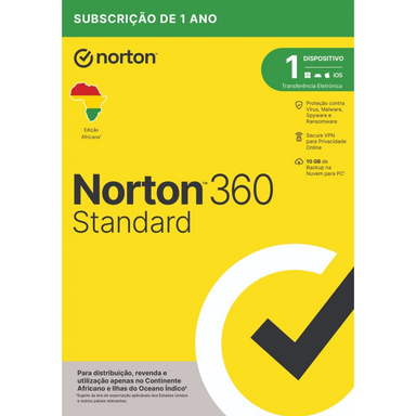 Norton 360 Standard  1 Dispositivo 10GB  Licença Digital 1 ano