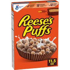 General Mills Sweet & Crunchy Corn Puffs with Reese s Peanut Butter