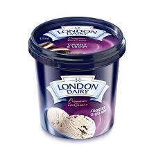 London Dairy Cookies & Cream Ice Cream - vegetarian