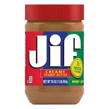 Jif Creamy Peanut Butter - artificial preservatives free  gluten free  GMO free