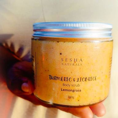 Turmeric&Liquorice body scrub 390g