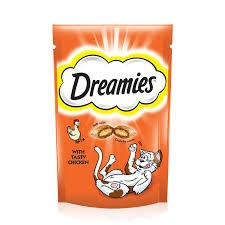 Dreamies Cat Treats with Chicken