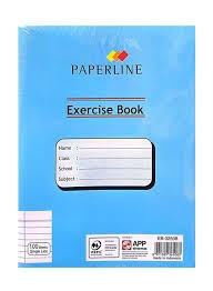 Paperline Light Blue Single Lined Exercise Book (100 Sheets)