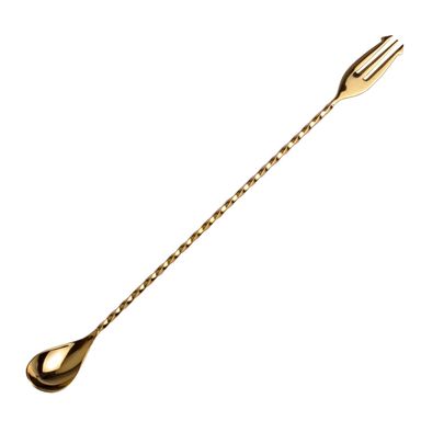 Bar Spoon-Fork Gold