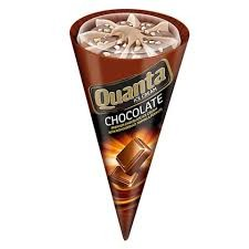 Quanta Chocolate Ice Cream Cone