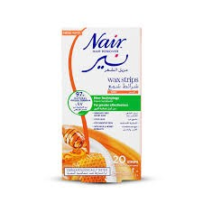 Nair Body Wax Strips & Soft Wipes with Milk & Honey Extracts for Sensitive Skin