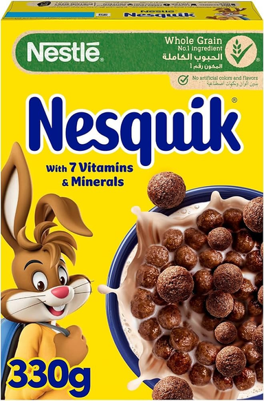 Nesquik Wholegrain Chocolate Cereal (15% Off) - artificial flavors free  artificial colors free