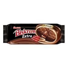 Biskrem Biscuits Filled with Extra Cocoa