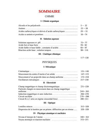 Aurore : livre de physique-chimie exercices