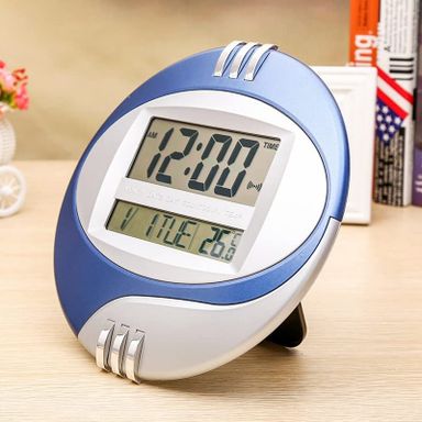 Wall Hanging Table Alarm Clock with Temperature Meter and Calendar