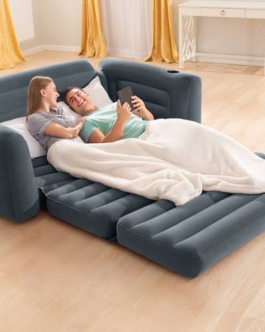 3 seater Intex Inflatable Pull-Out Sofa PLUS FREE Electric PUMP 