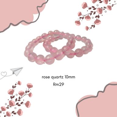 Rose quartz 10mm