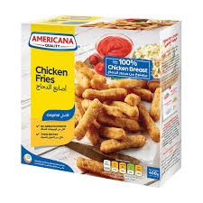 Americana Frozen Chicken Fries - trans fat free  artificial flavors free  artificial colors free