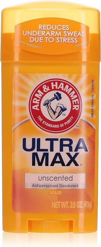 Arm & Hammer Ultra Max Antiperspirant Deodorant Stick Unscented