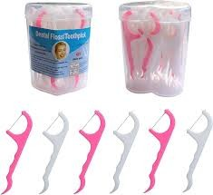 Pink Dental Floss & Toothpicks