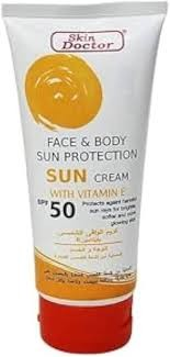 Skin Doctor Face & Body Sunscreen SPF50 with Vitamin E