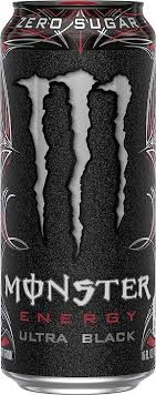 Monster Ultra Black Energy Drink - sugar free