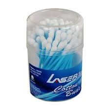 Lasertec Blue Cotton Swabs