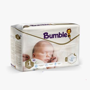 Couches Bumble Bee pour nouveau-nés-1 (2-5 kg)