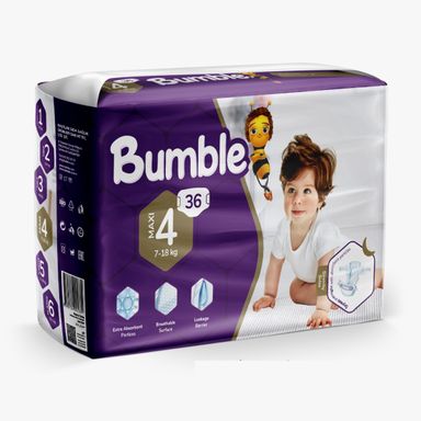 Couches Bumble Bee Maxi-4 (7-18 kg)