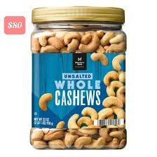 MEMBERS WHOLE CASHEWS (UNSALTED)