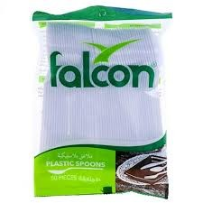 Falcon White Plastic Spoons