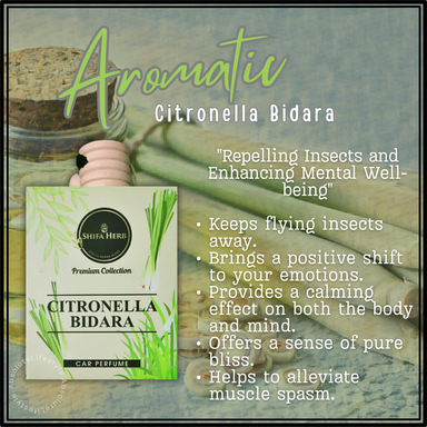 🇸🇬 [SG Seller] Shifa Herb Hanging Long Lasting BIDARA Car Perfume