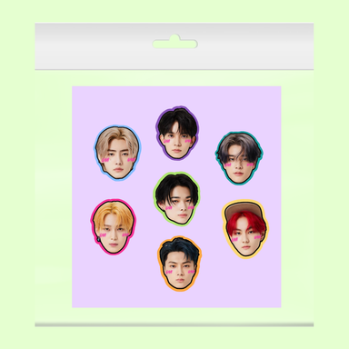 faces - sticker set