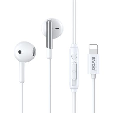 Bwoo Hi-Fi quality wired headphones with microphone for iPhone