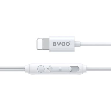 Bwoo Hi-Fi quality wired headphones with microphone for iPhone