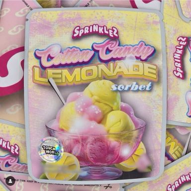 Sprinklez cotton candy 🍭 lemonade 🍋