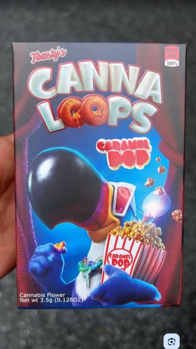 Toastys CannaLoops caramel pop 