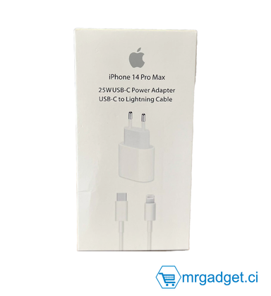 Chargeur iPhone 25W 