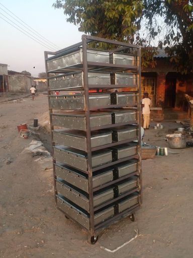 Bread mould trolley 