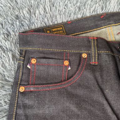 Selvedge Series  - Shadow Blade - Japanese Selvedge 16Oz Brother Spezial Raw Denim