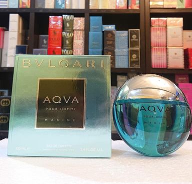 Bvlgari Aqva Pour Homme Marine 100ml Edt Perfume (light blue)