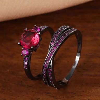 Creative Colorful Zirconia Ring